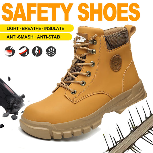 Department Name High Top PU Safety Shoes Anti Puncture