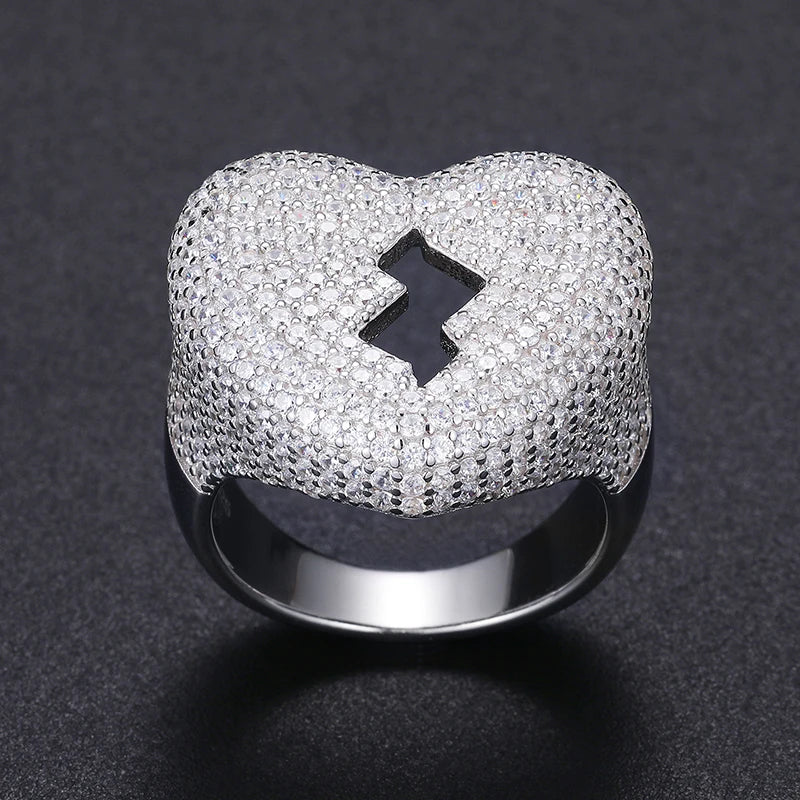 Fine Jewelry Moissanite Heart Ring For Women