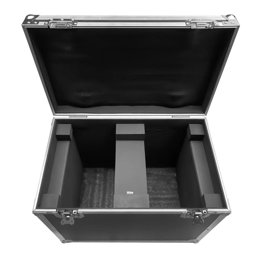 Fieryzeal Flight Case Gator Cases for (2) 230W Moving Head Beam Light Big Size Fly Case With Wheels for DJ Led Stage Light