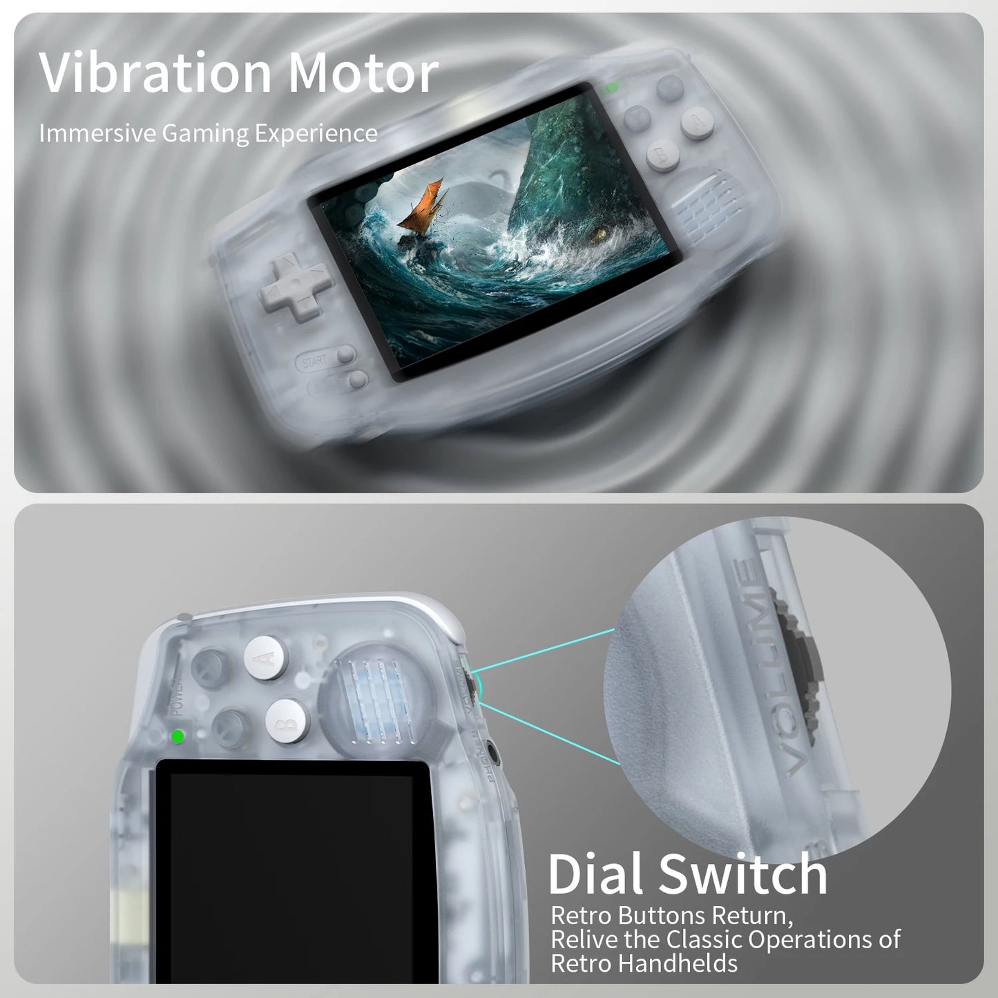 ANBERNIC RG 34XX Retro Handheld Game Console 3.4” HD IPS 720*480 Screen Linux 64-bit Wifi Bluetooth RG34XX Video Gaming Consoles