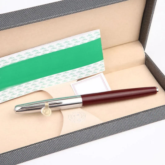 Hero 100 Classic Fountain Pen 14K Gold 0.5mm Nib Authentic Quality Smooth Writing Ink Pen School Office Supplies School Gift Pen