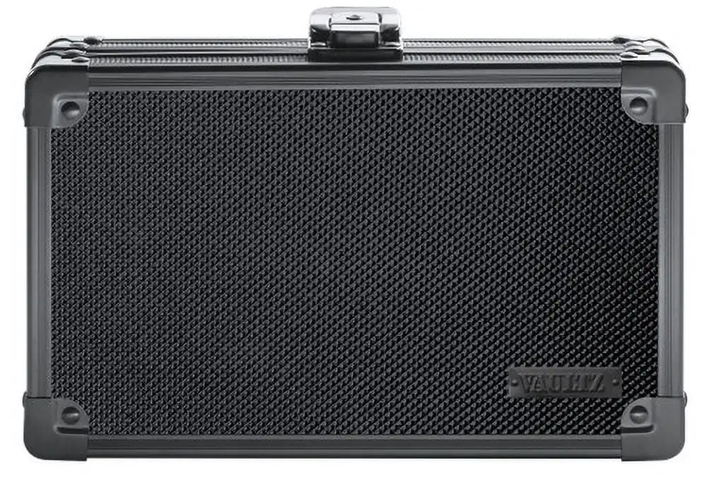 The New Vaultz Locking Supplies and Pencil Box in Black, for Elementary School