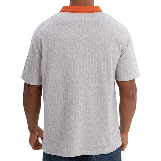 Men s Short Sleeve Patchwork Turn Down Collar Button Up Casual Shirt  Fit Summer Fashion Top Streetwear