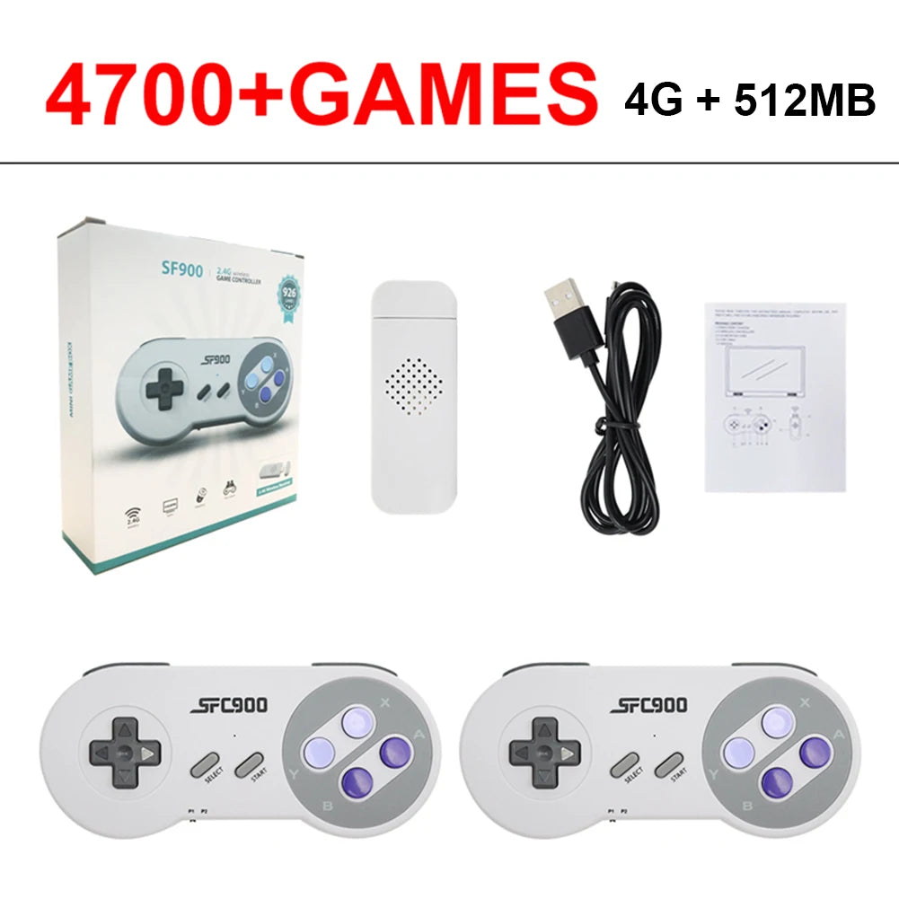 Y6 2.4G Wireless Game TV Stick Retro PS1 Portable Console