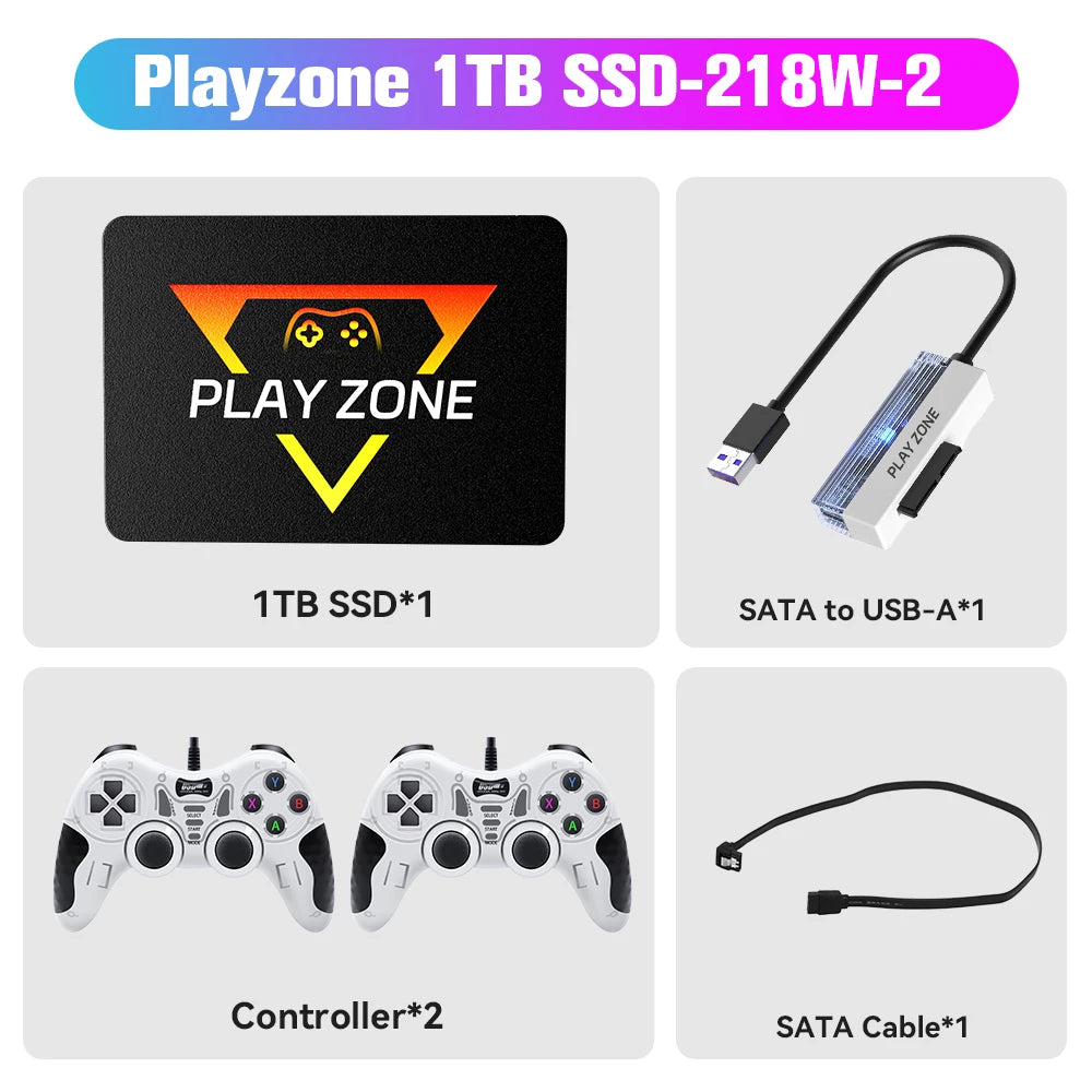 Playzone 1TB SSD Game Consoles For PS5 PS4 Xbox Switch