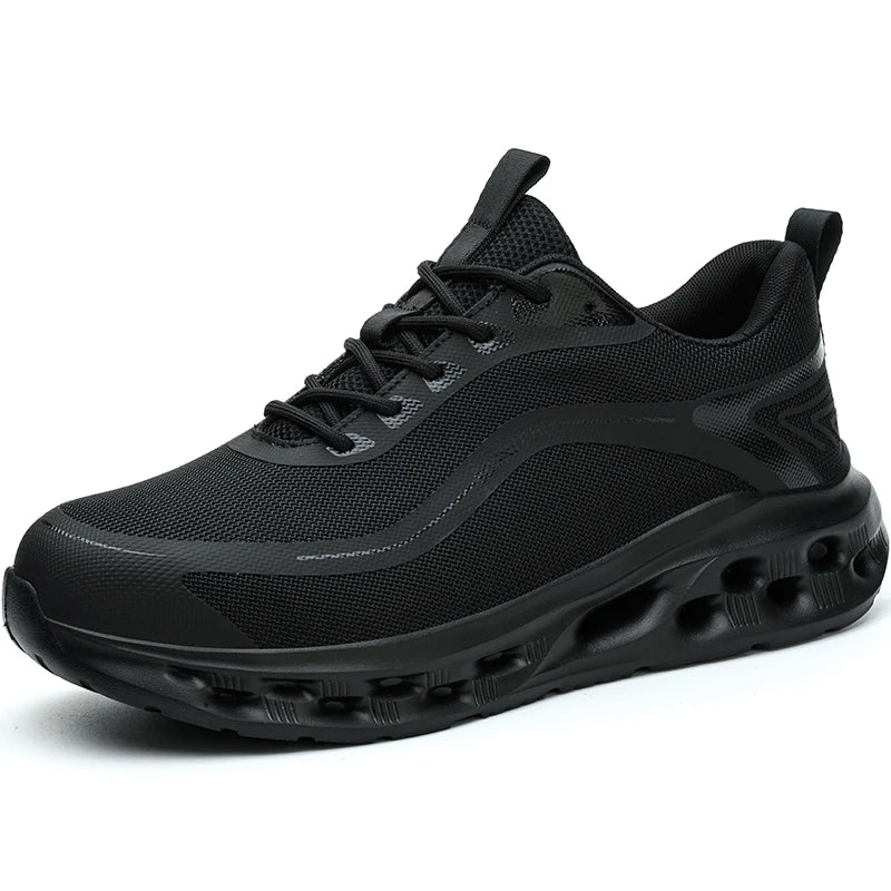 VEIGAR Mens Steel Toe Safety Shoes Puncture Proof Durable