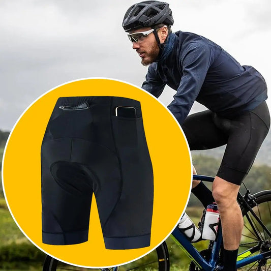 Cycling Shorts For Men Biking Clothes With 3 Pockets Cycling Tights Breathable Pants For Cycling Motorcycle Driving Horse Riding