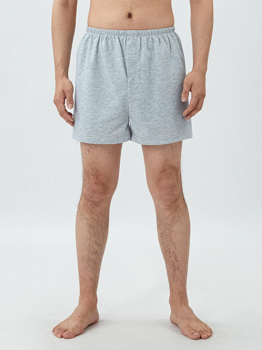 Lounge Shorts for Women and Men Solid Color Side Slit Comfy Elastic Waist Sleep Shorts Summer Casual Athletic Short Pants